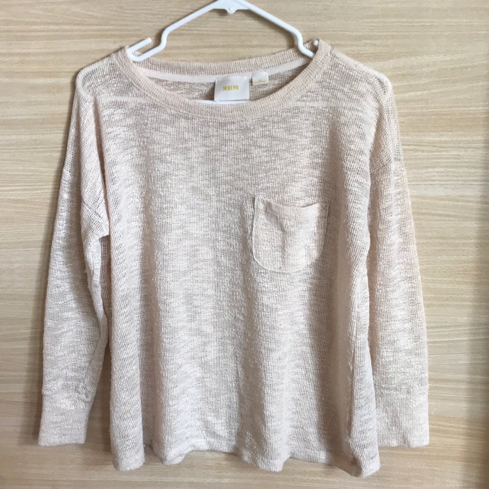 Maeve pocket crew neck